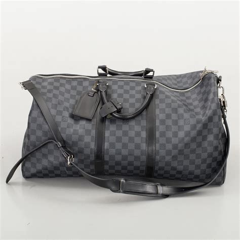 louis vuitton keepall 55 damier graphite price|louis vuitton bandouliere sizes.